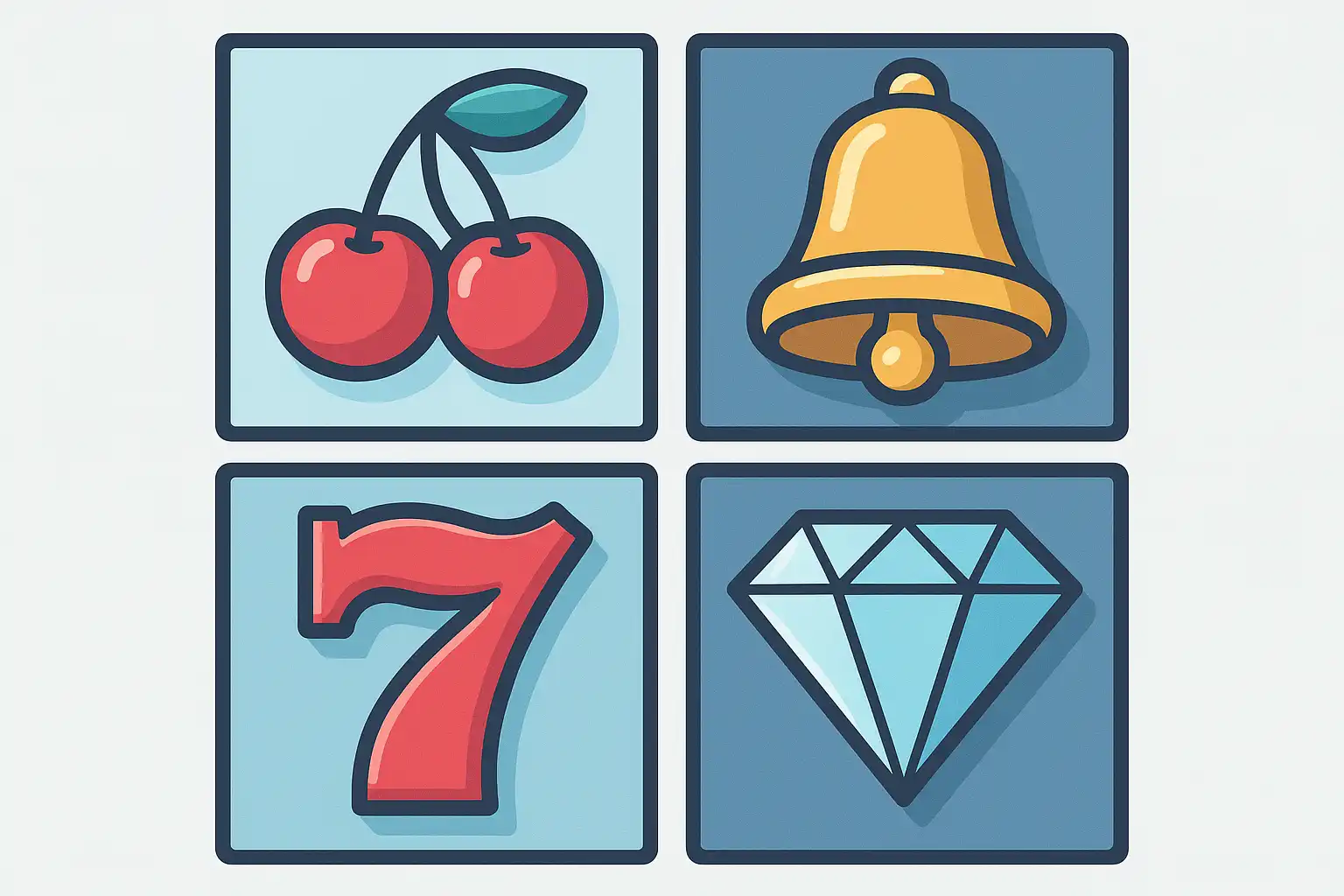 Grid of colourful online slot machine icons representing the TiffanyLuck slots library